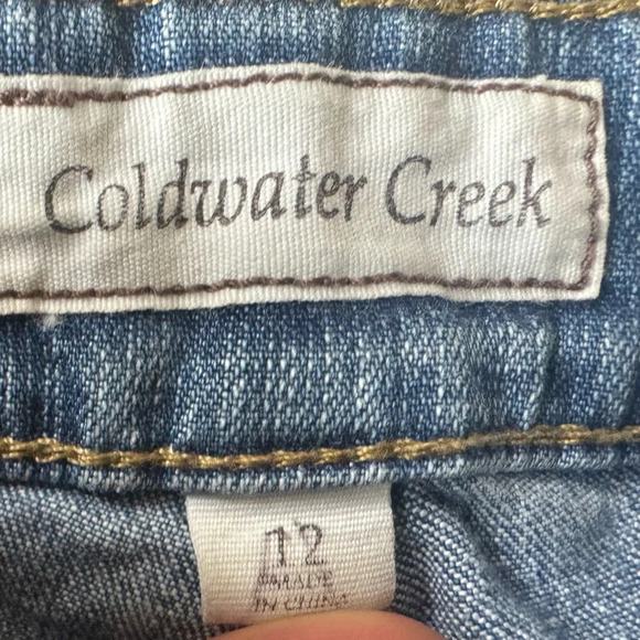 Coldwater Creek Bootcut Medium Wash Jeans Cotton SZ 12 - Picture 6 of 7